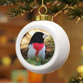 rose-breasted grosbeak Christmas ornament