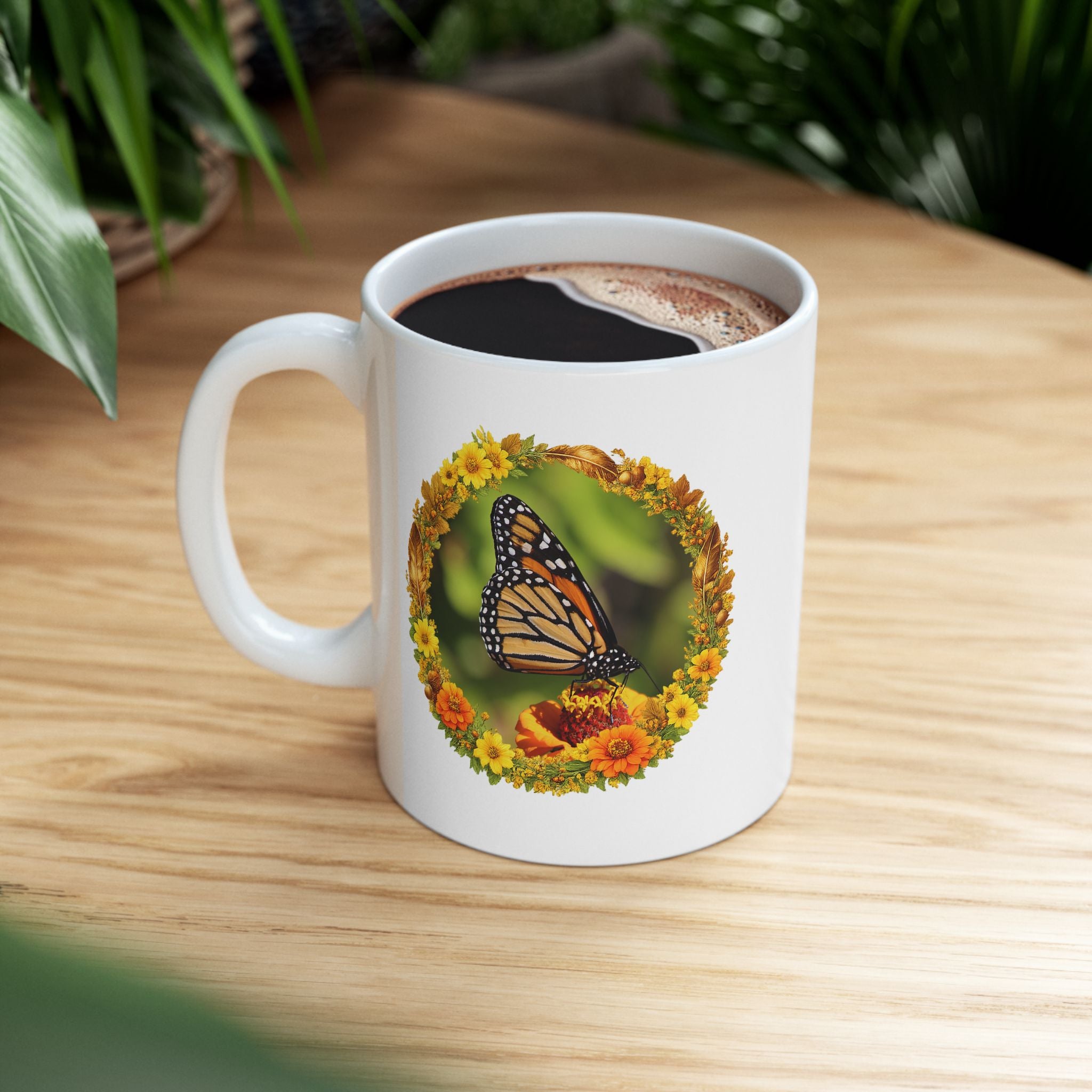 monarch butterfly mug