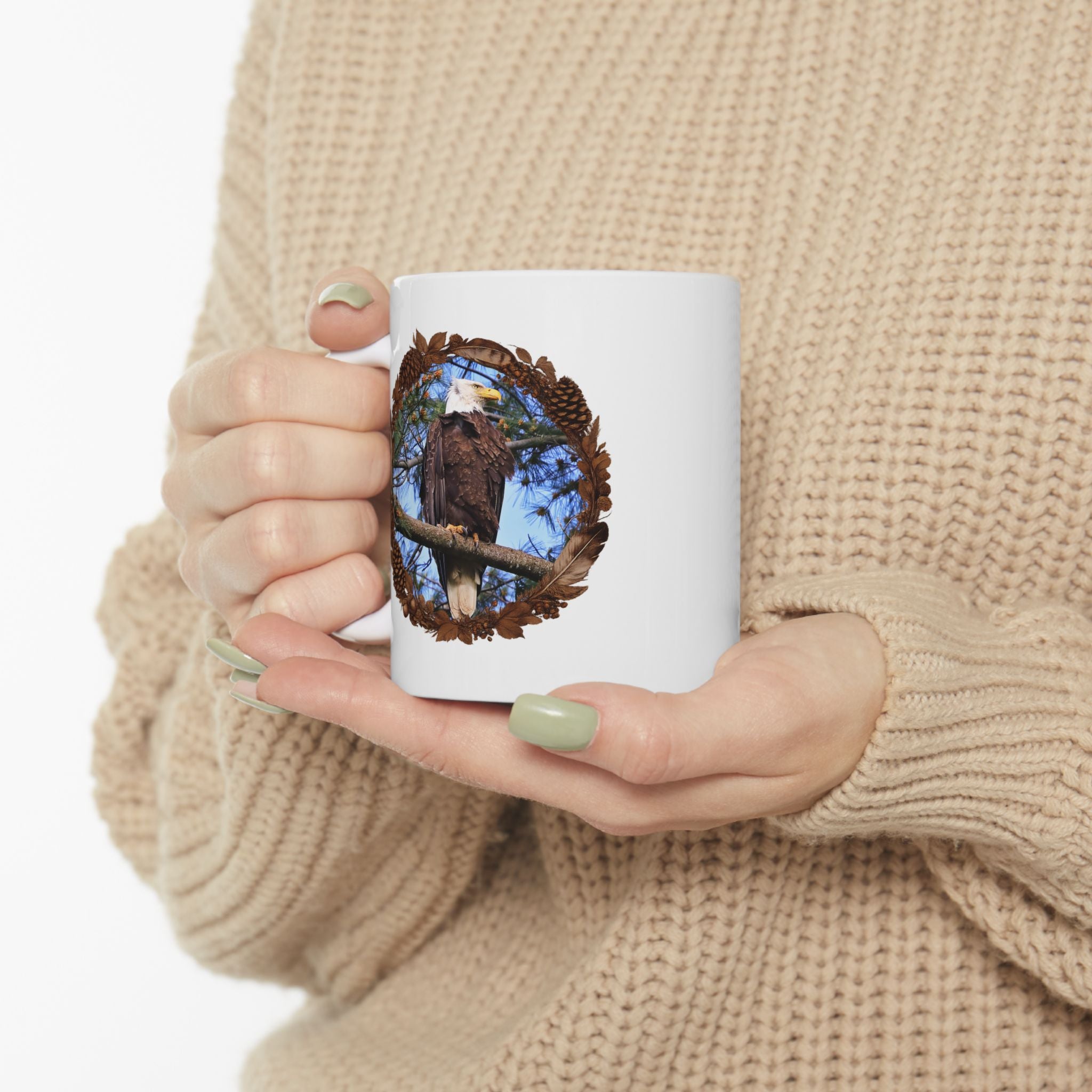 bald eagle mug