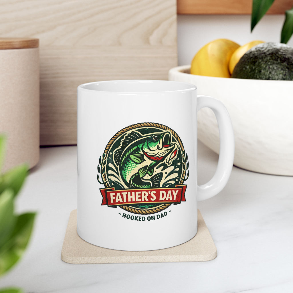 Father's Day Bass - 11oz Mug