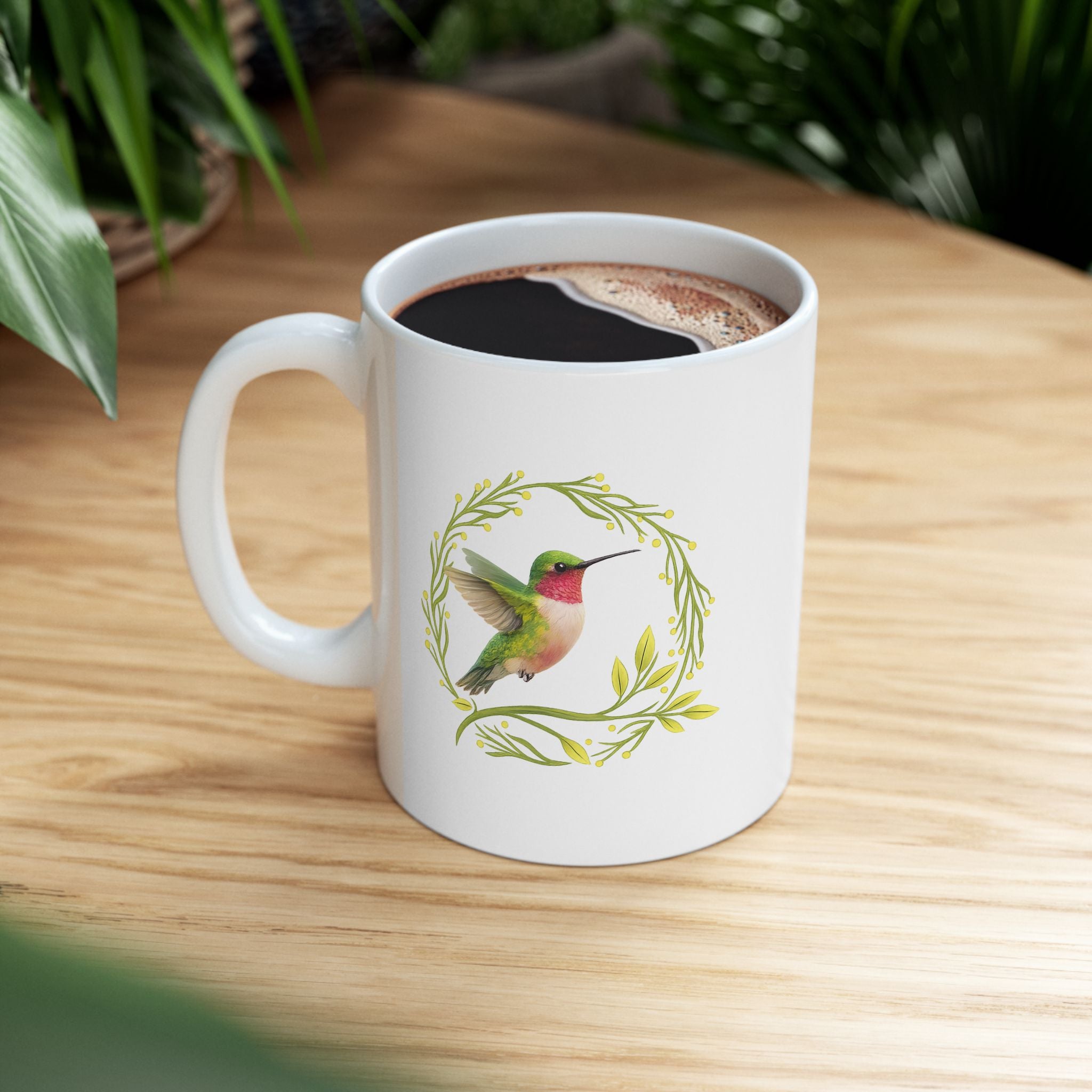 humming bird mug