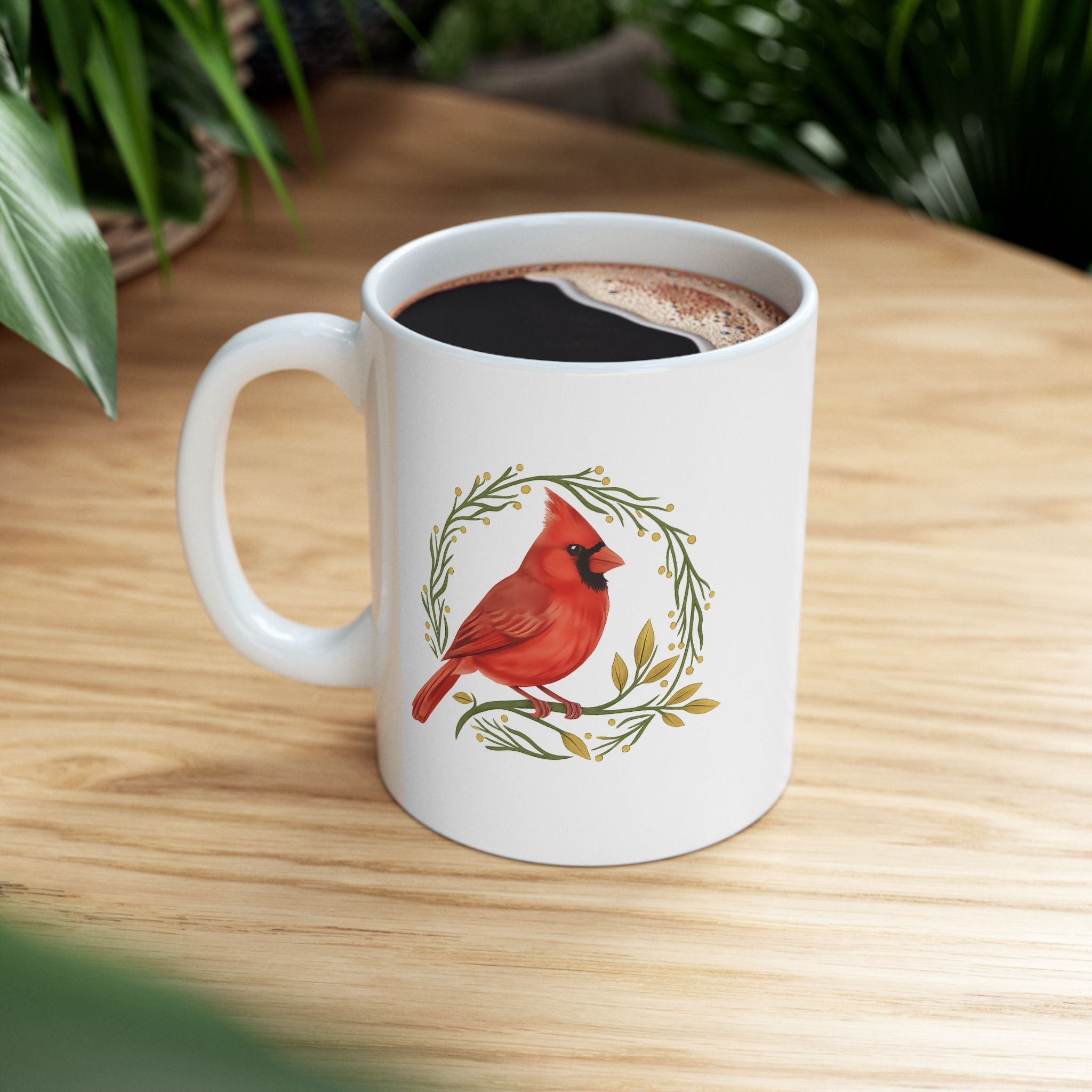 northern cardinal mug