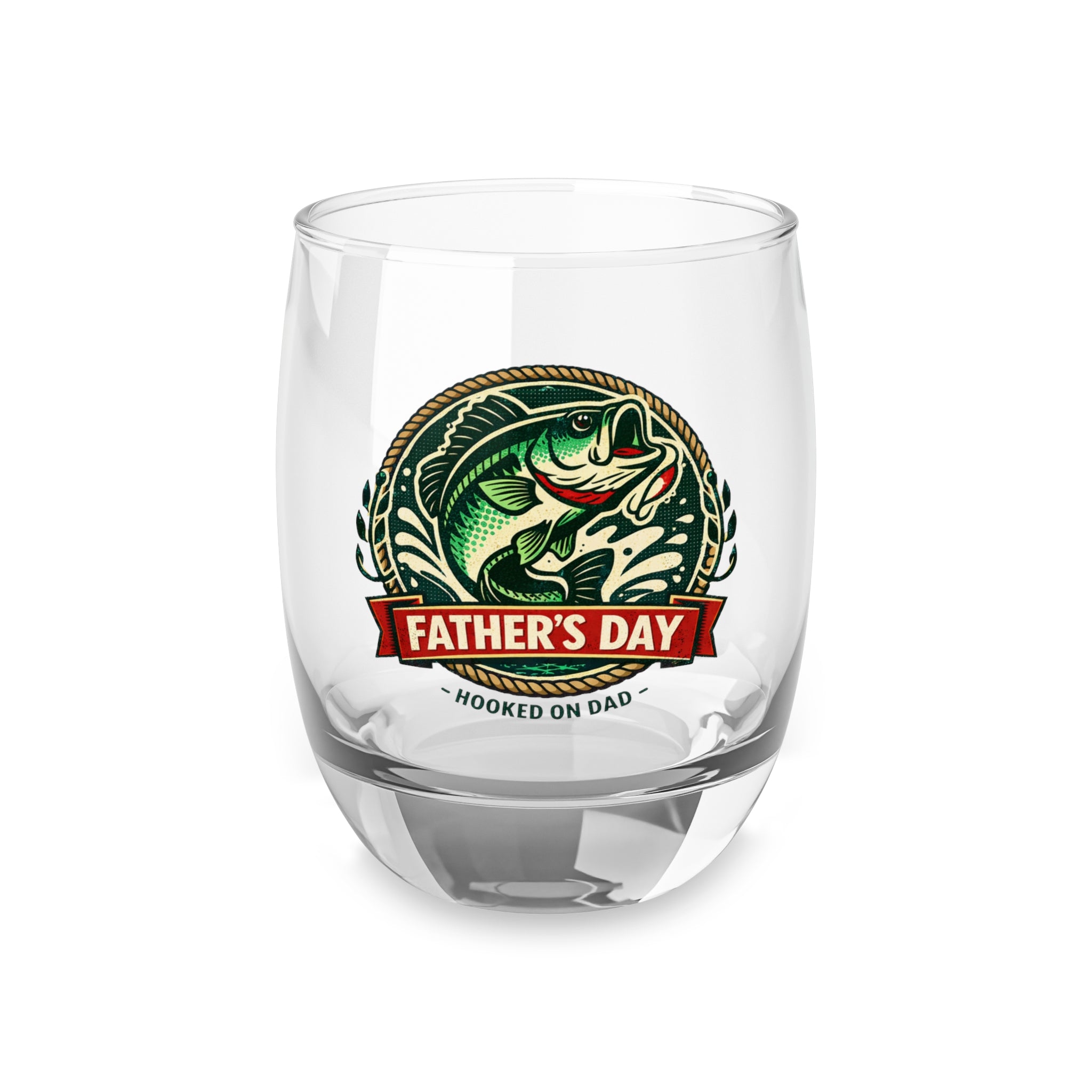 Father's Day Bass - Whiskey Glass