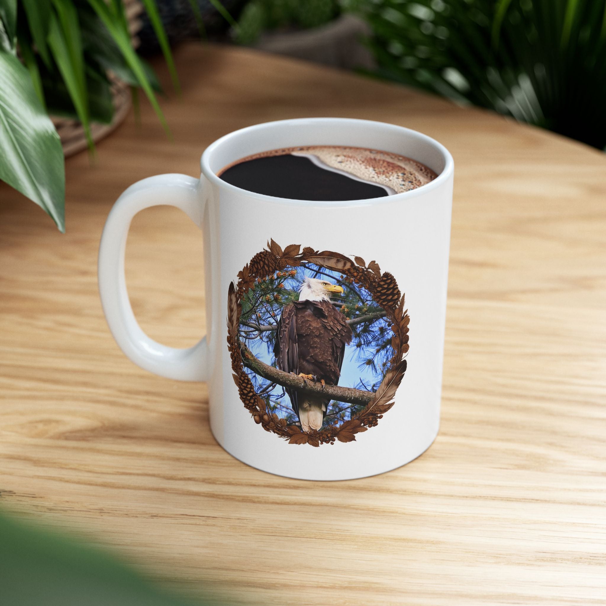 bald eagle mug