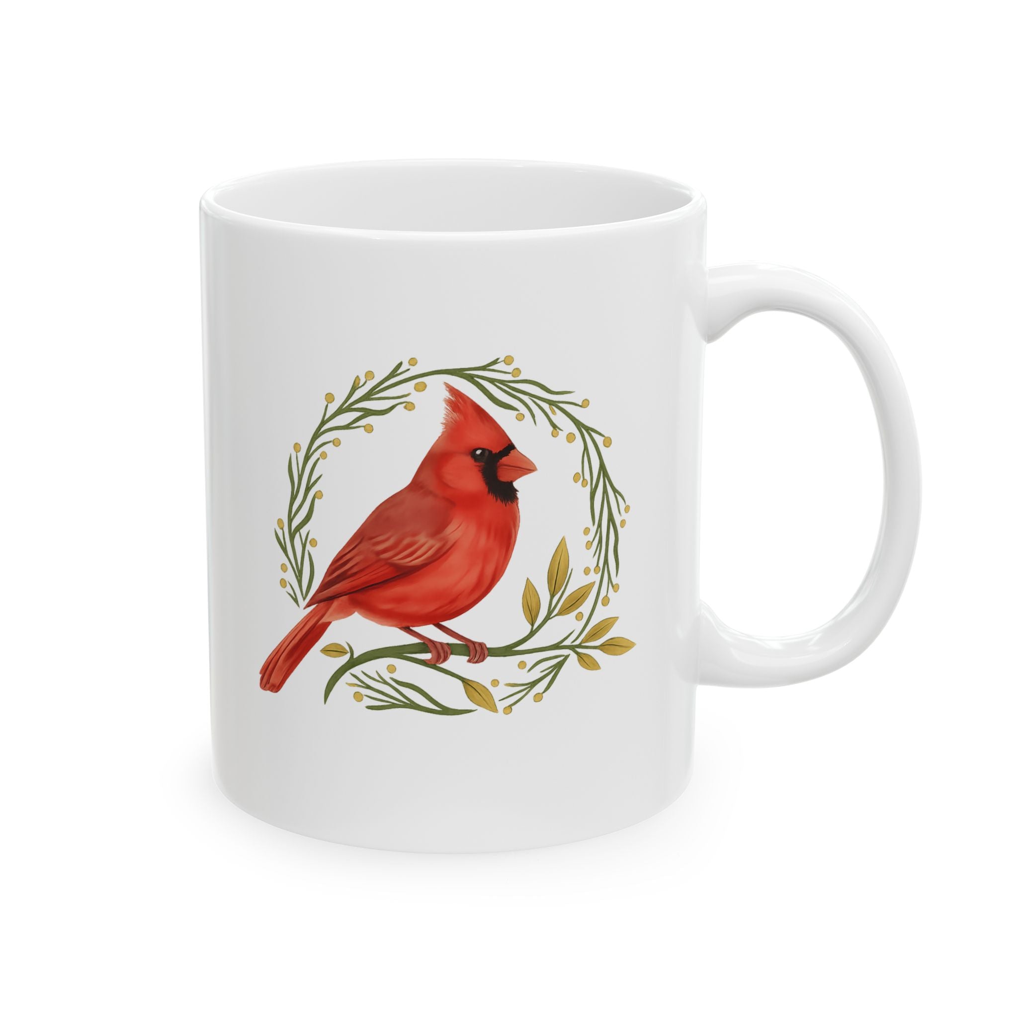 northern cardinal mug