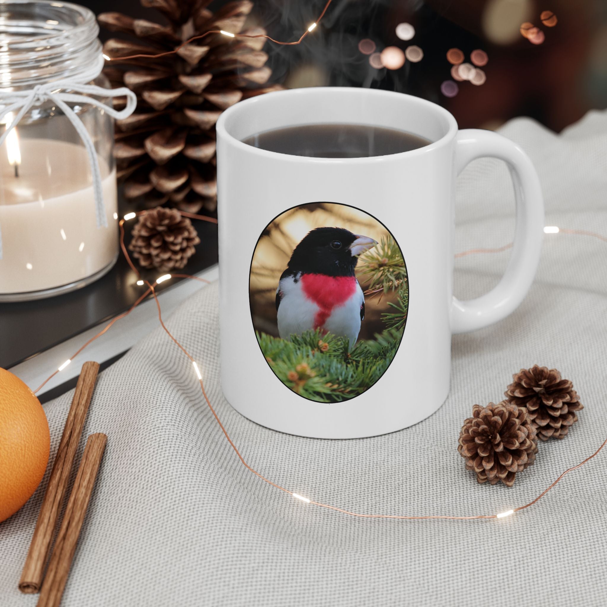 Rose-breasted Grosbeak - 11oz Mug