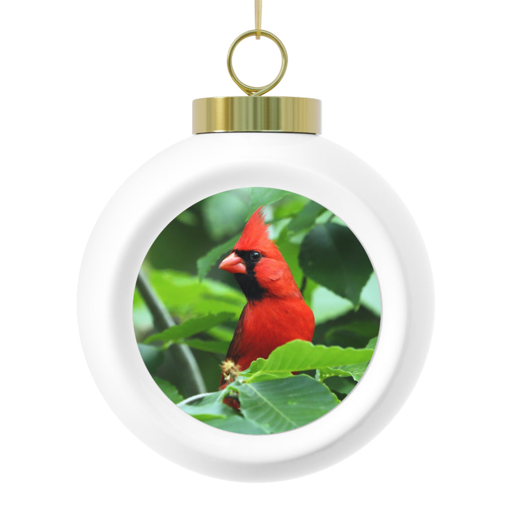 Northern Cardinal - Christmas Ball Ornament
