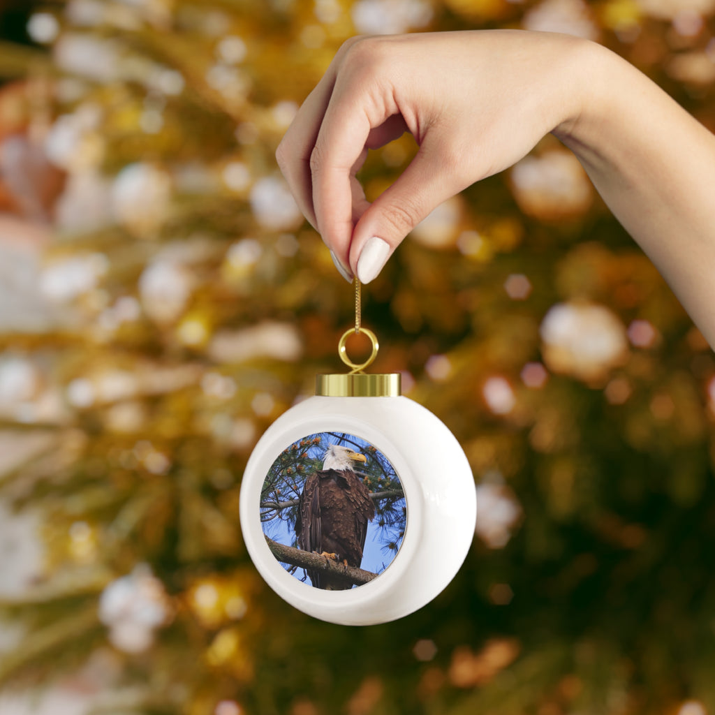 Bald Eagle - Christmas Ball Ornament