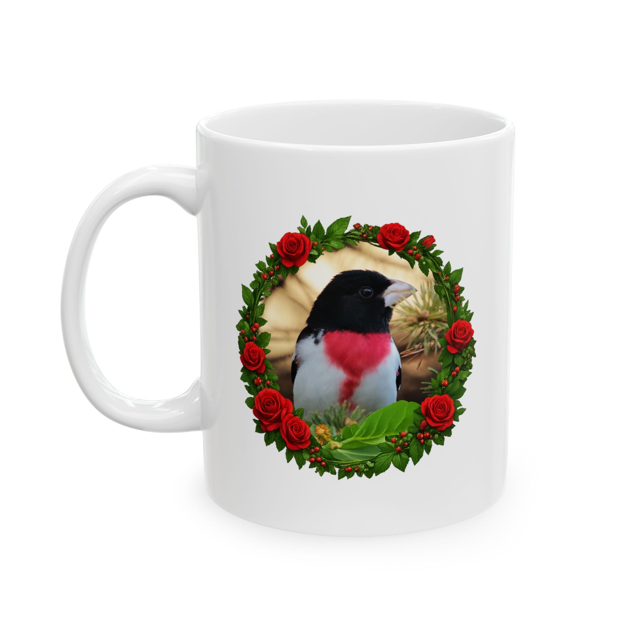 rose-breasted grosbeak mug