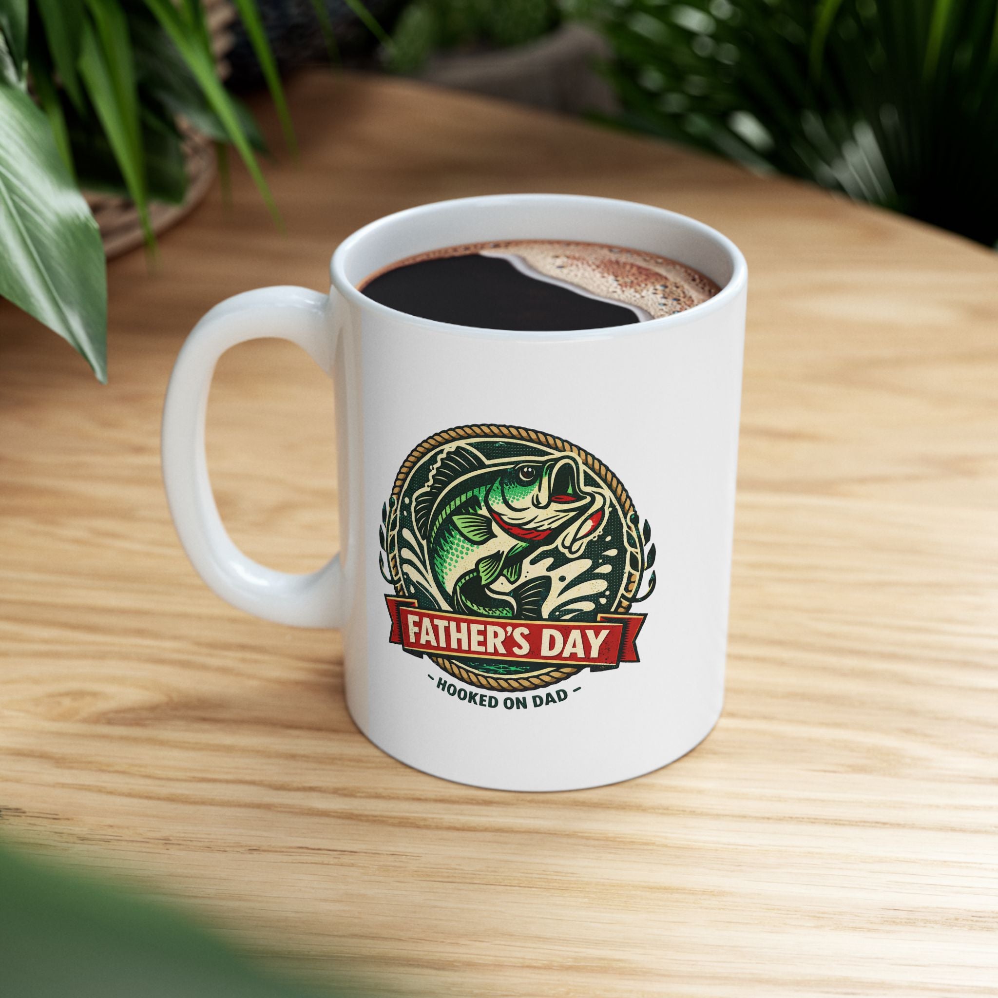 Father's Day Bass - 11oz Mug