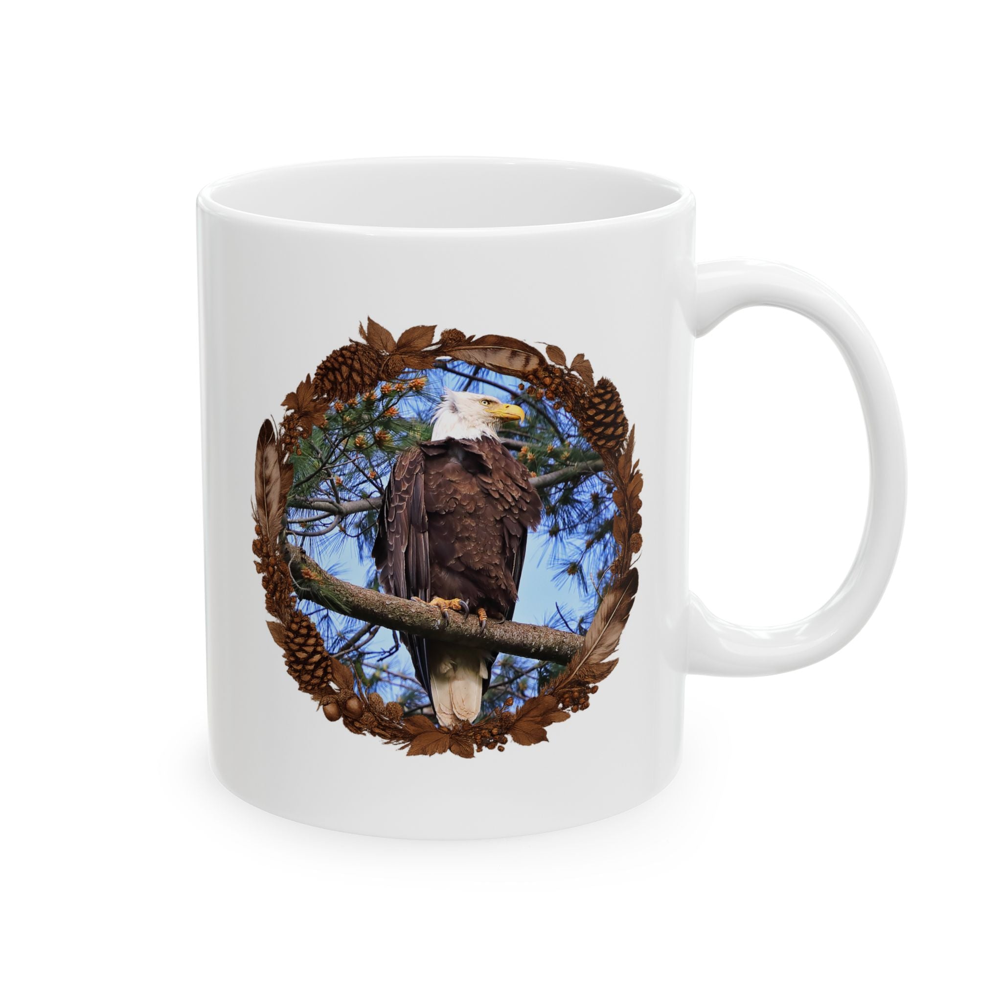 bald eagle mug