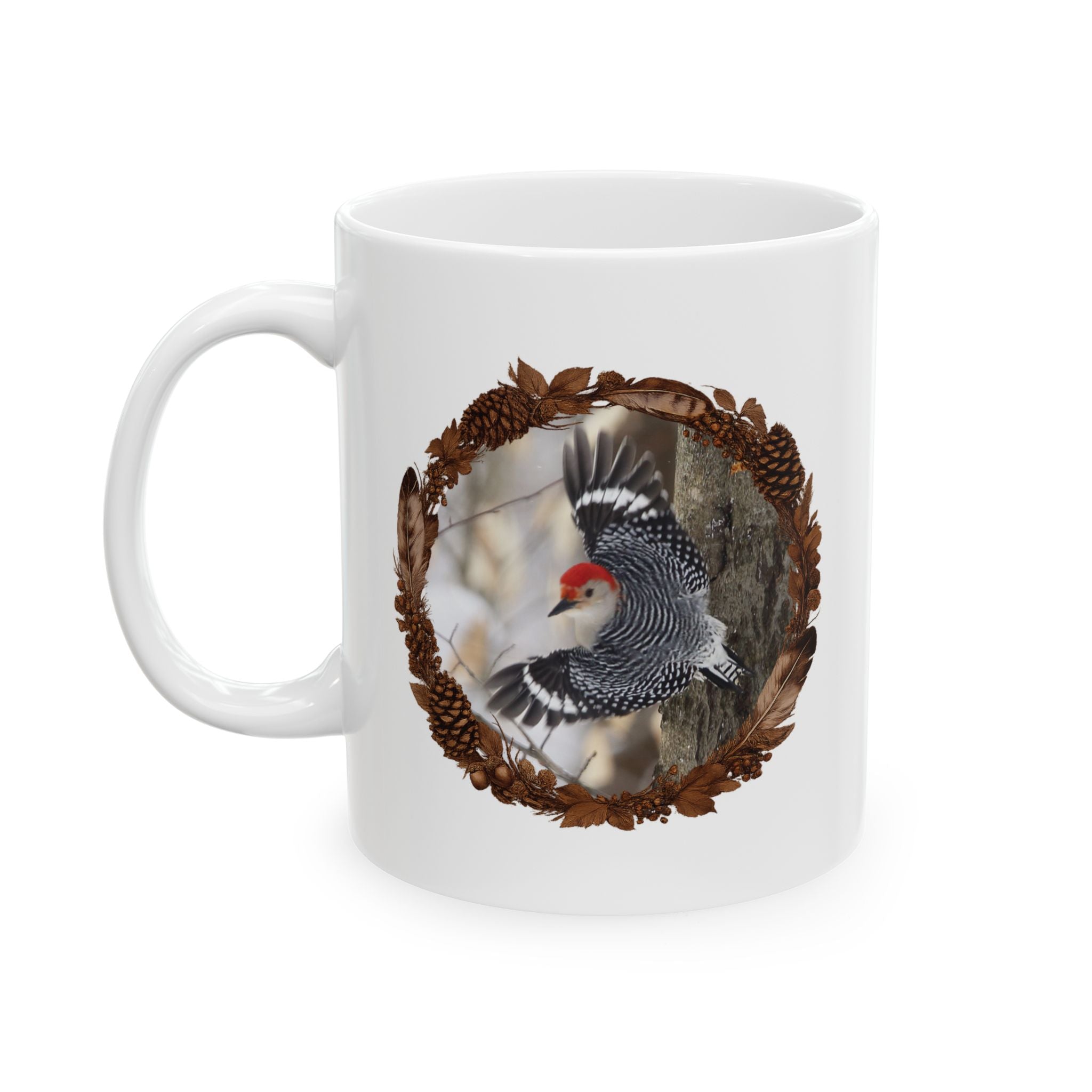 red-bellied woodpecker mug
