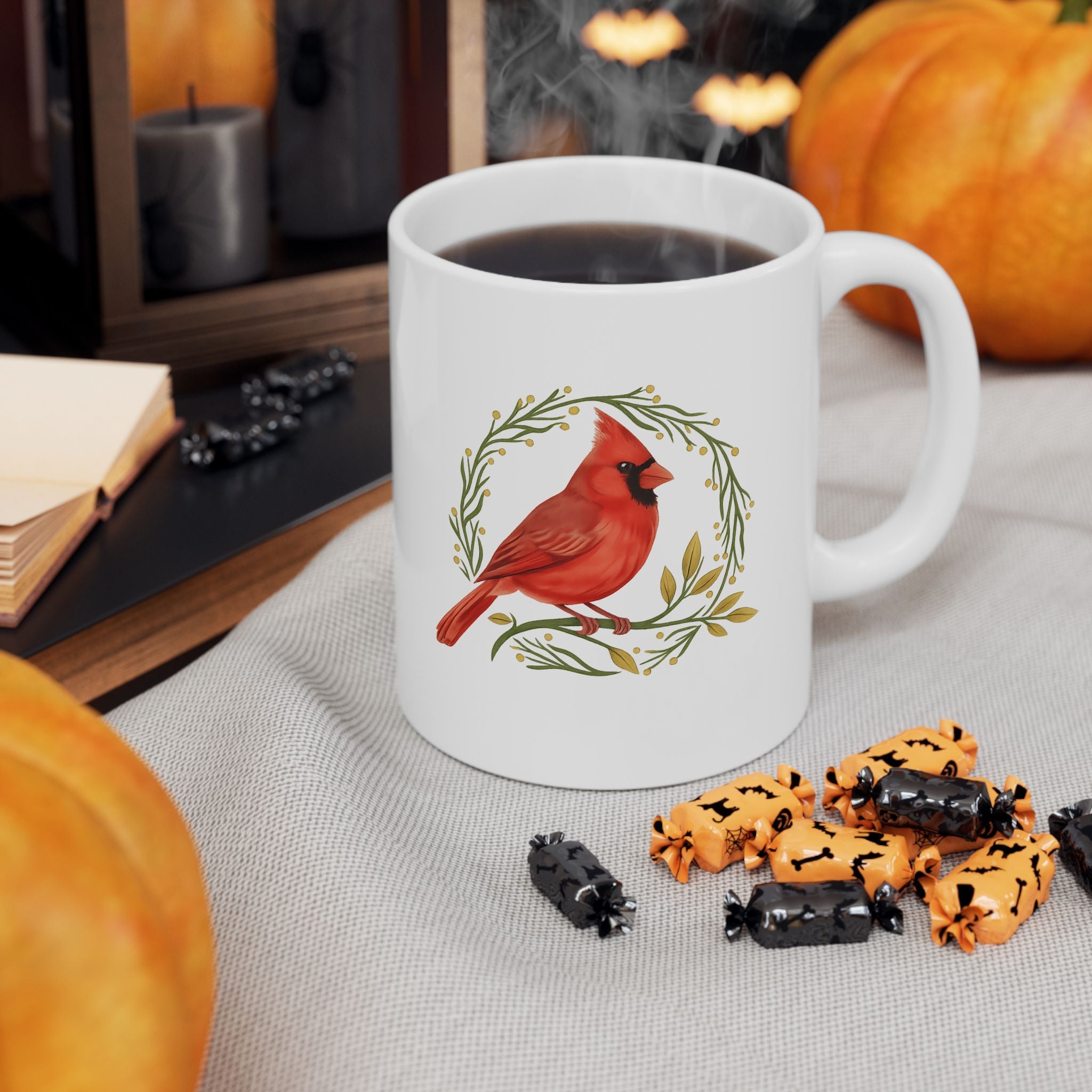 northern cardinal mug