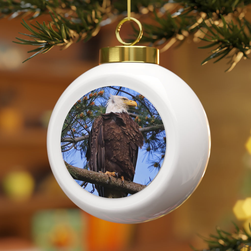 Bald Eagle - Christmas Ball Ornament
