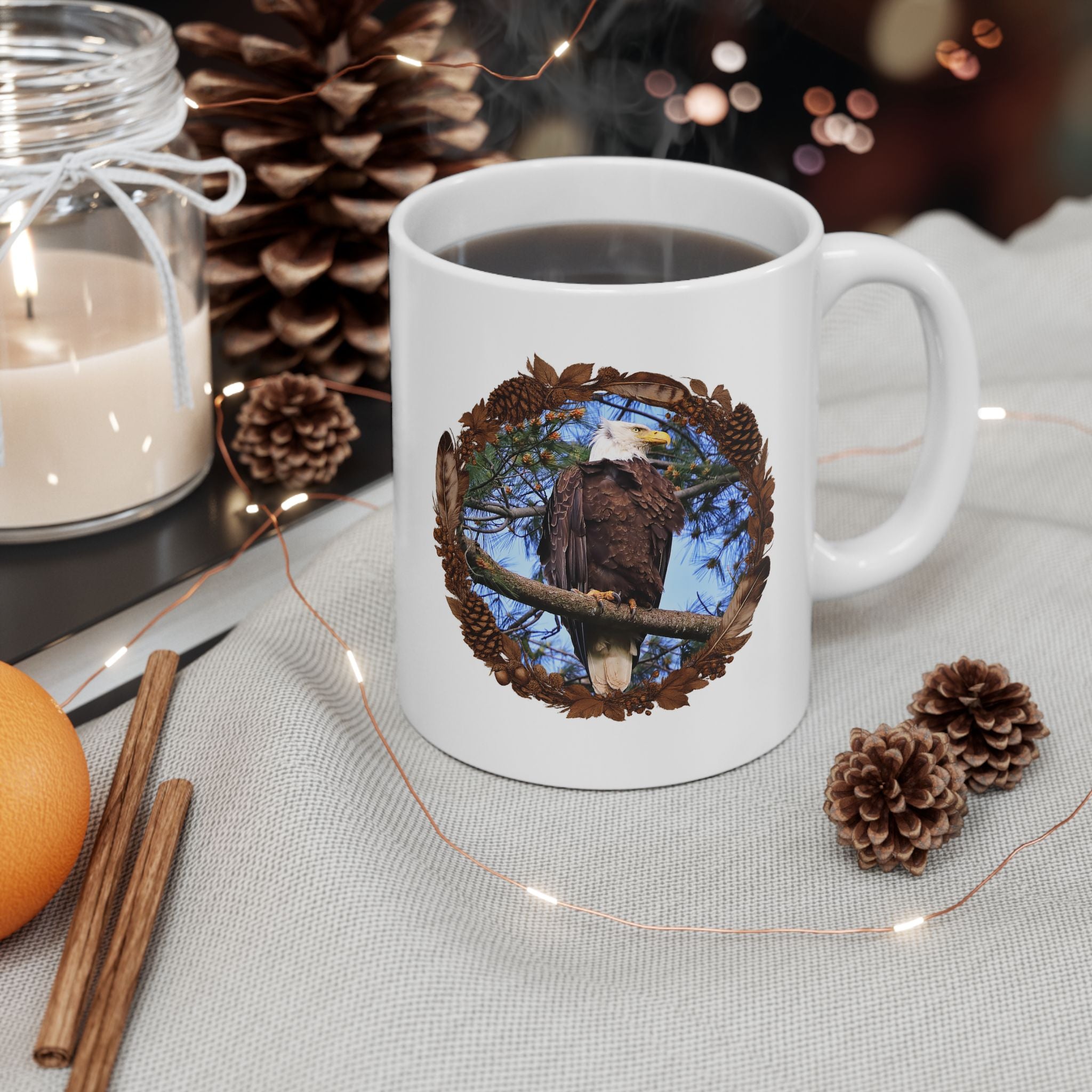 bald eagle mug