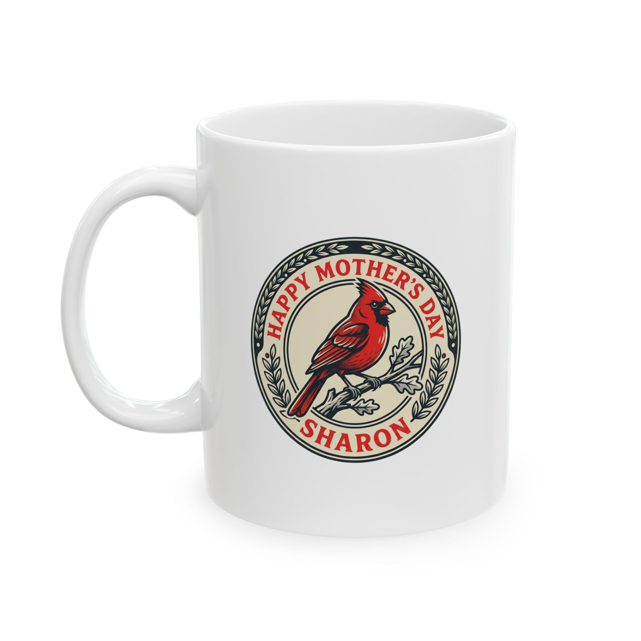 Mother's Day northern cardinal mug