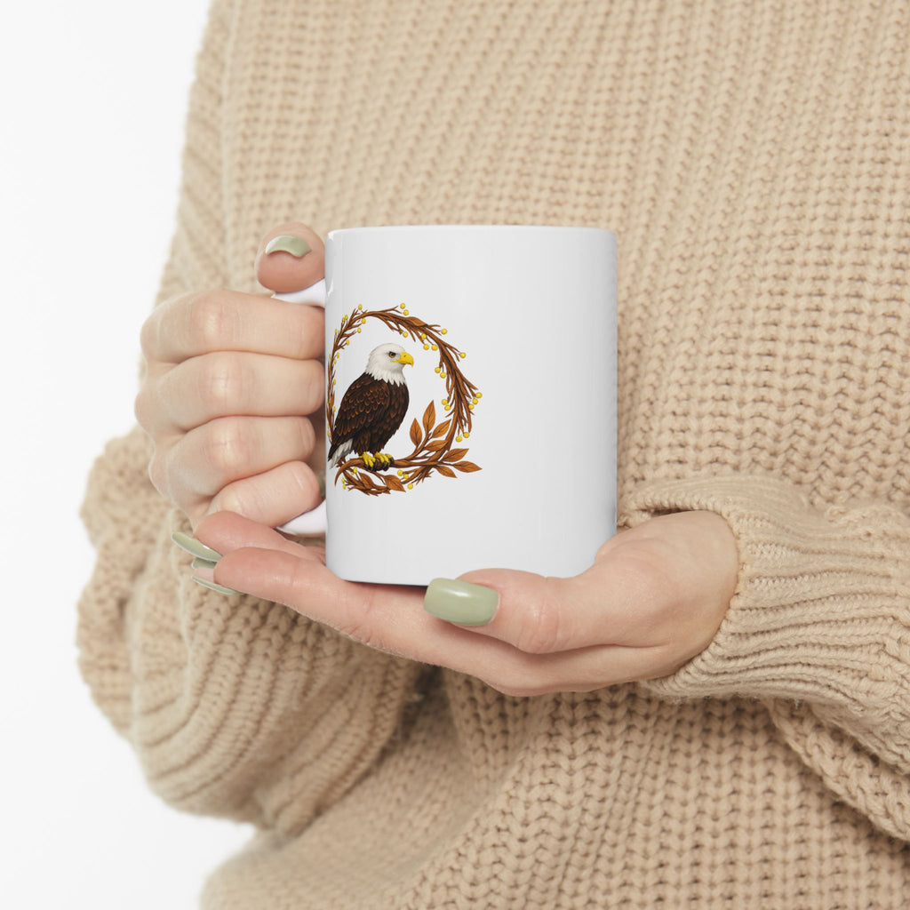 bald eagle mug