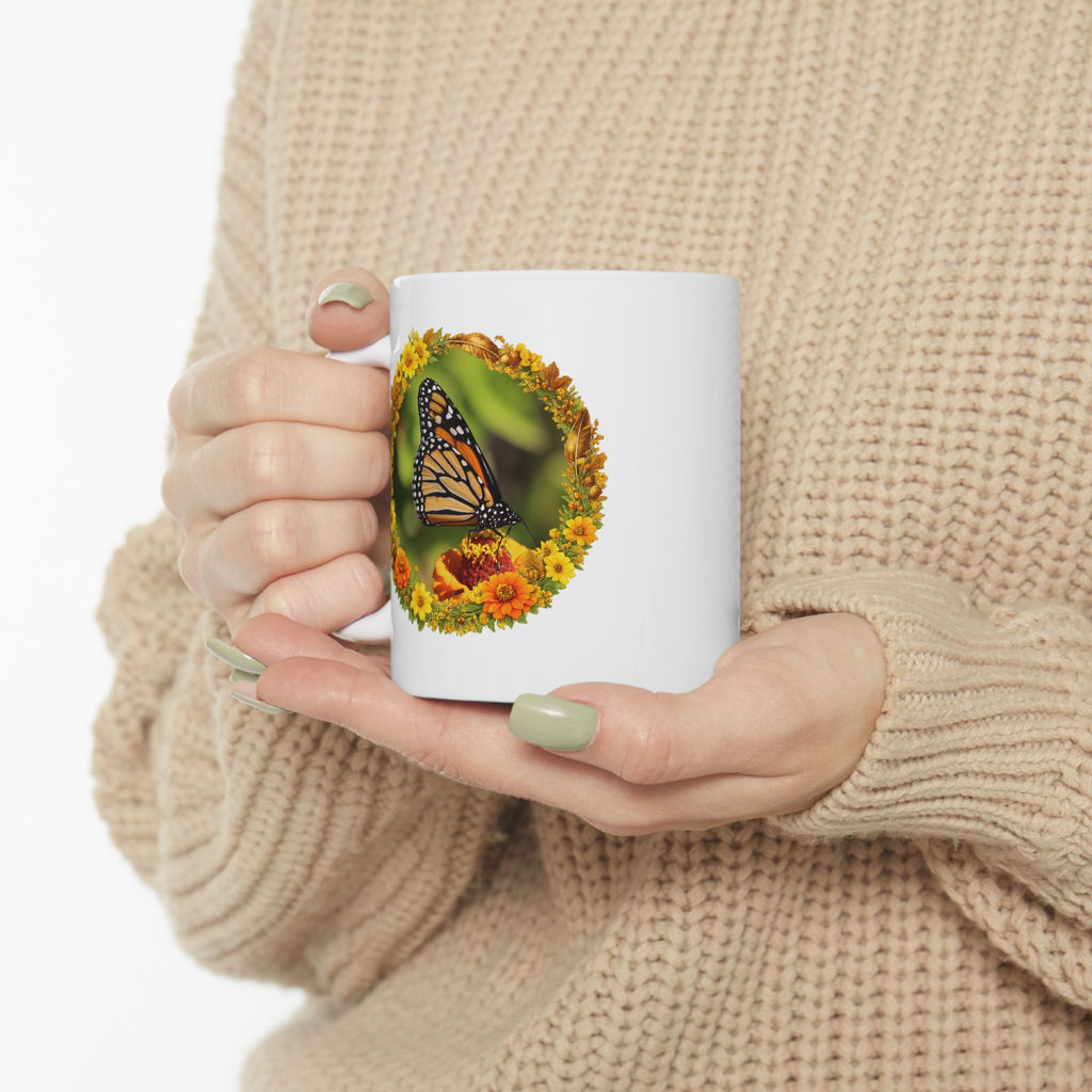 monarch butterfly mug