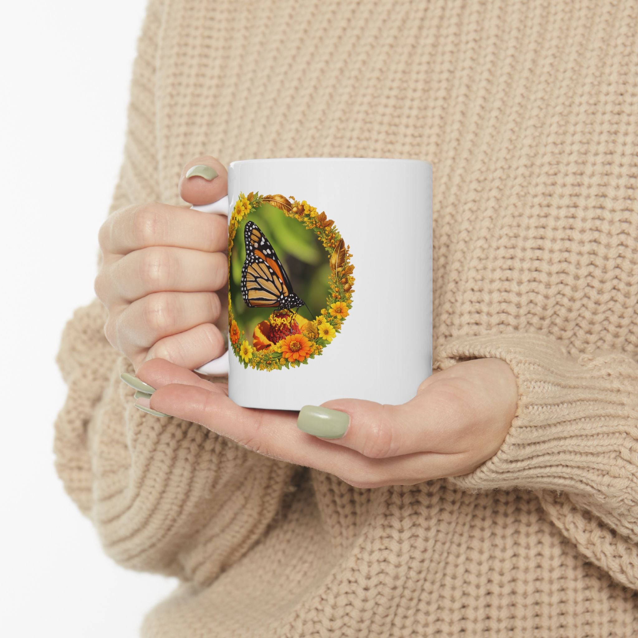 monarch butterfly mug