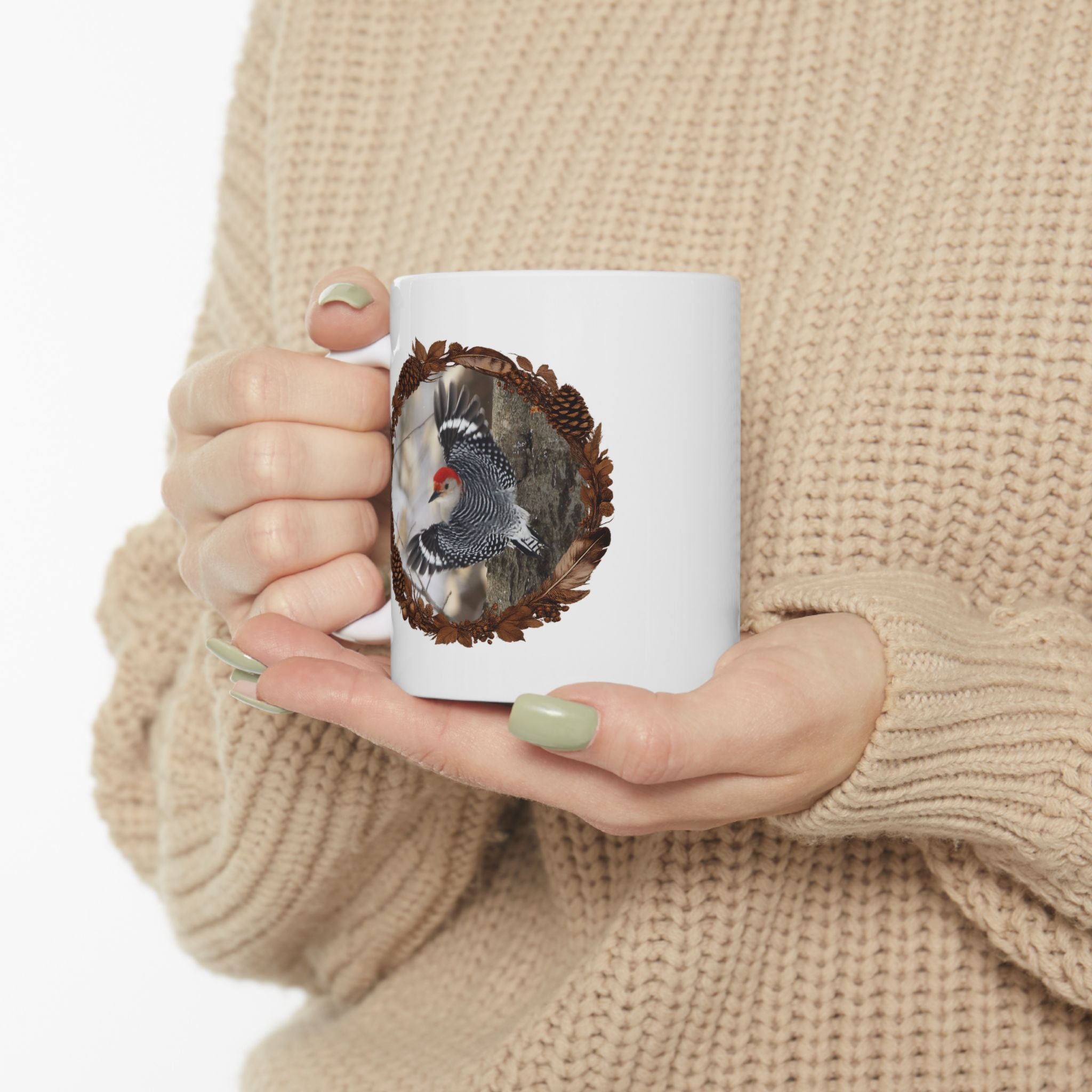 red-bellied woodpecker mug