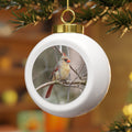 Northern Cardinal Female - Christmas Ball Ornament