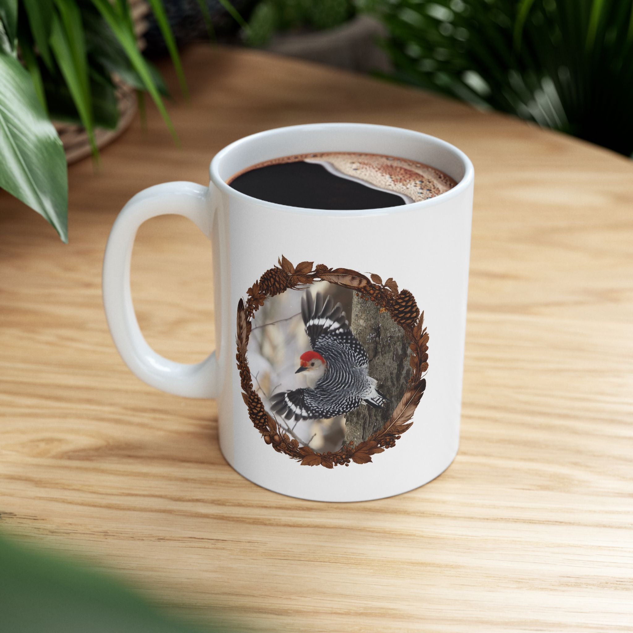 red-bellied woodpecker mug