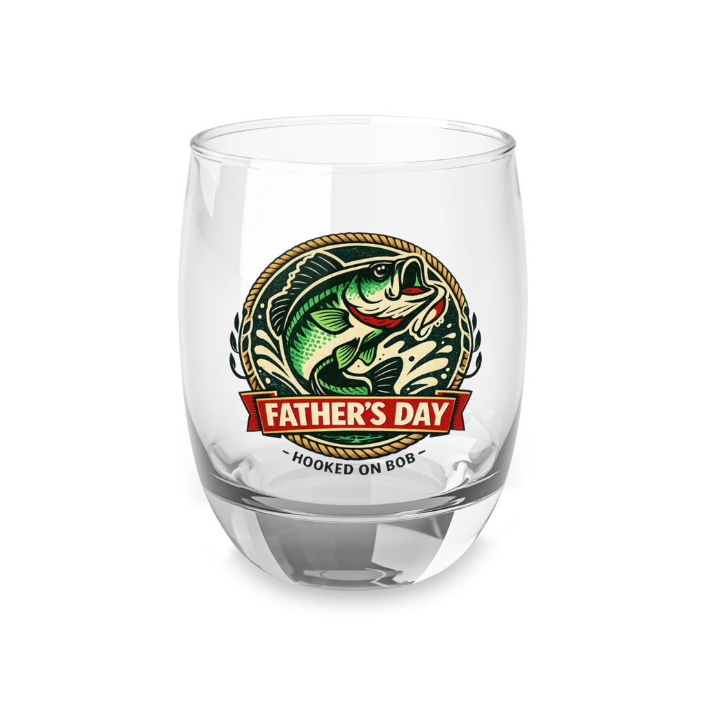 Custom Father's Day Bass - Whiskey Glass