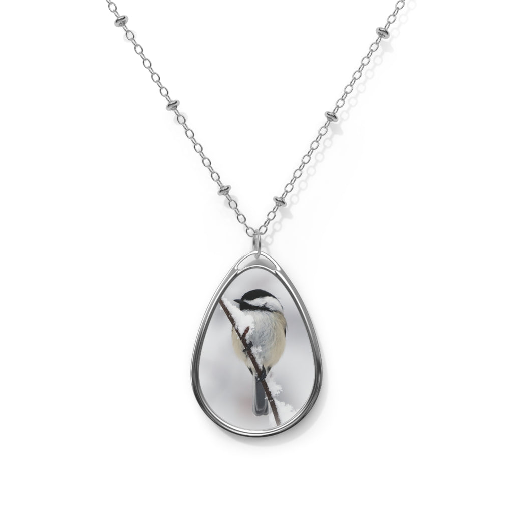 Chickadee necklace