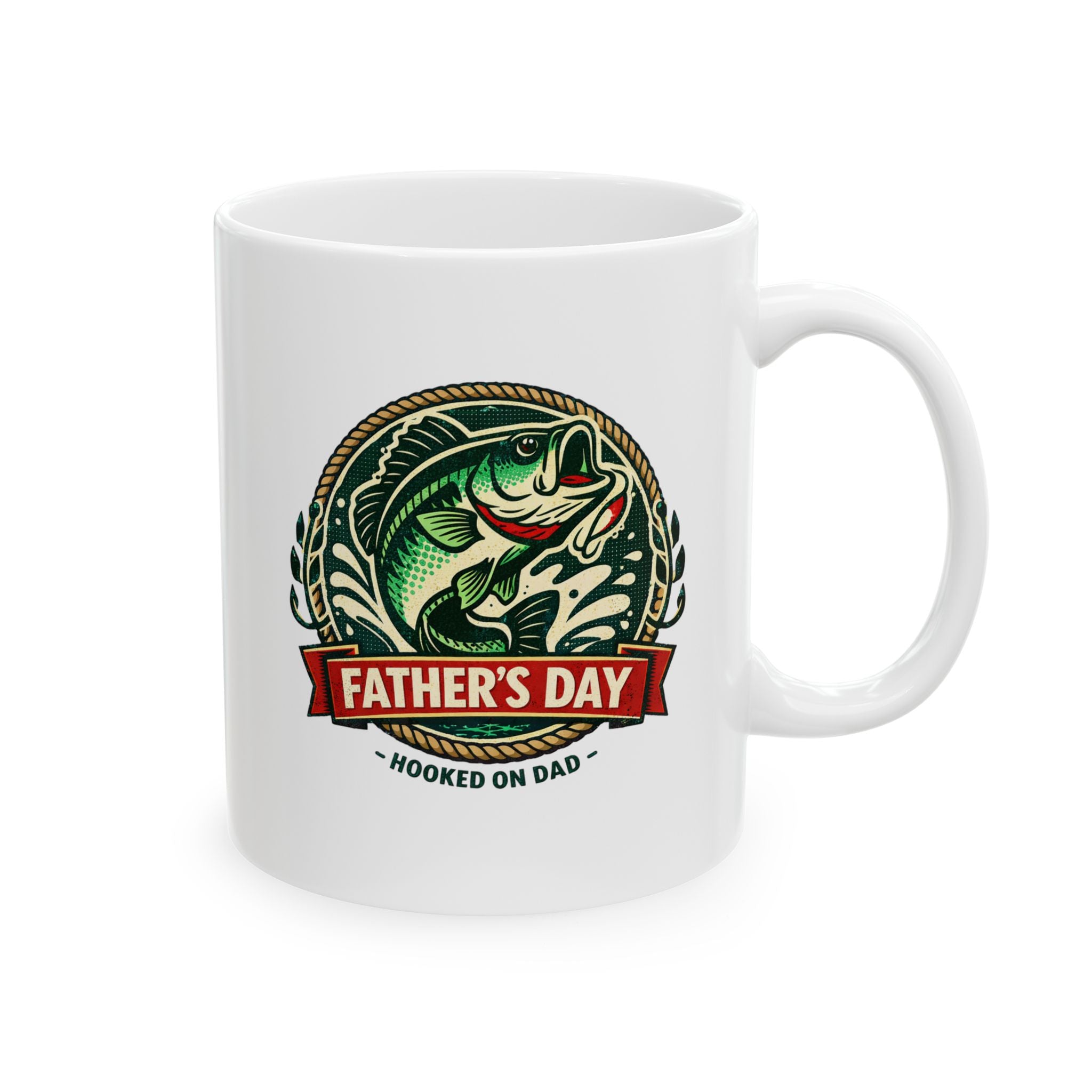 Father's Day Bass - 11oz Mug